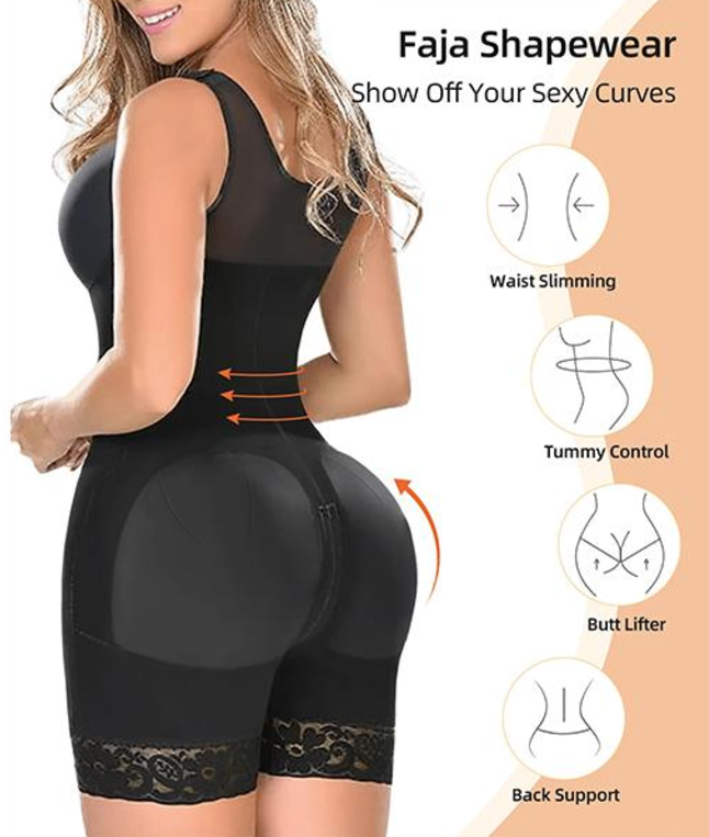 Sculpt & Shine Faja: Seamless Tummy Control Shapewear for Women